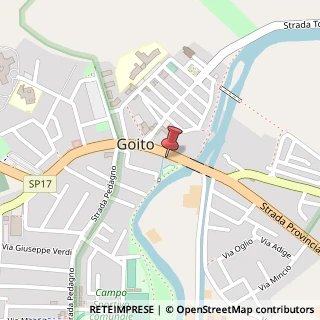 Mappa Strada Statale Goitese, 255, 46044 Goito, Mantova (Lombardia)