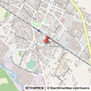 Mappa Via Borgo Nuovo, 4, 10075 Mathi TO, Italia, 10075 Mathi, Torino (Piemonte)