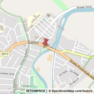 Mappa Strada Statale Goitese, 251, 46044 Goito, Mantova (Lombardia)