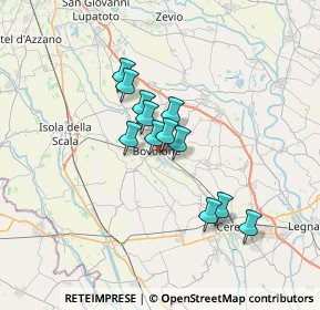 Mappa Via dei Caduti, 37051 Bovolone VR, Italia (4.795)