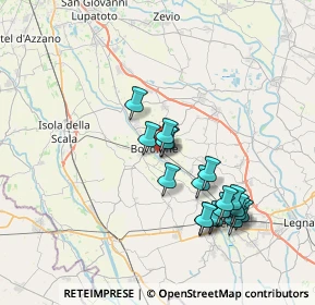 Mappa Via dei Caduti, 37051 Bovolone VR, Italia (6.84167)