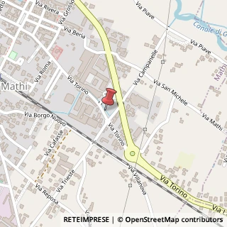 Mappa Via Torino, 50, 10075 Mathi, Torino (Piemonte)