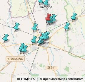 Mappa Contrada San Cassiano, 27036 Mortara PV, Italia (3.5155)