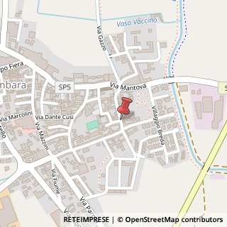 Mappa Via Alberto Bazzoni,  27, 25020 Gambara, Brescia (Lombardia)