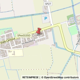 Mappa Via Bergognone, 4, 27012 Certosa di Pavia, Pavia (Lombardia)