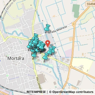 Mappa Via Ferrari, 27036 Mortara PV, Italia (0.28148)