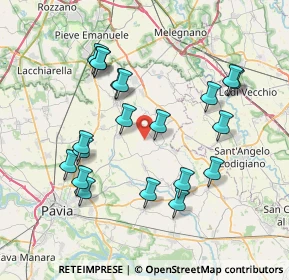 Mappa Via Larga, 27010 Pavia PV, Italia (7.6305)