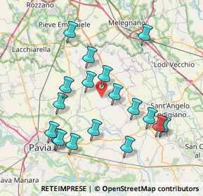 Mappa Via Larga, 27010 Pavia PV, Italia (7.73111)