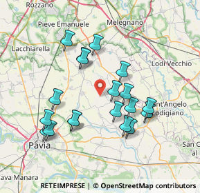 Mappa Via Larga, 27010 Pavia PV, Italia (6.90053)