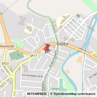 Mappa Strada Statale Goitese,  369, 46044 Goito, Mantova (Lombardia)