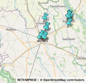 Mappa Via Edmondo de Amicis, 27036 Mortara PV, Italia (6.64308)