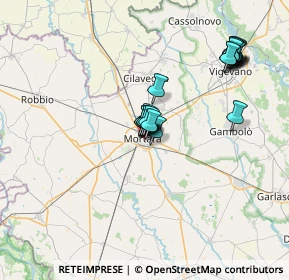 Mappa Via Edmondo de Amicis, 27036 Mortara PV, Italia (6.1265)