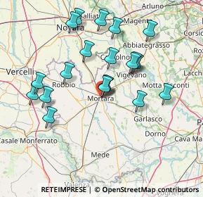Mappa Via Edmondo de Amicis, 27036 Mortara PV, Italia (14.22)