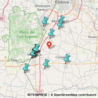 Mappa Via Cristo Seconda Str., 35020 San Pietro Viminario PD, Italia (6.99214)