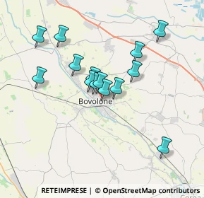 Mappa Via Santa Toscana, 37051 Bovolone VR, Italia (3.05214)