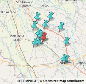 Mappa Via Santa Toscana, 37051 Bovolone VR, Italia (5.58462)