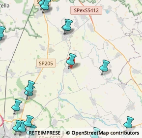 Mappa Via Borgo, 27010 Ceranova PV, Italia (7.037)