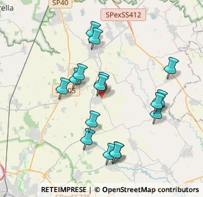 Mappa Via Borgo, 27010 Ceranova PV, Italia (3.56813)