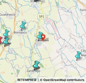 Mappa Via Borgo, 27010 Ceranova PV, Italia (3.4035)