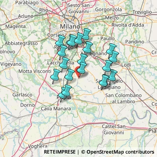 Mappa Via Antonio Vivaldi, 27010 Ceranova PV, Italia (11.2255)