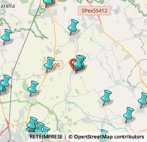 Mappa Via Vivaldi, 27010 Ceranova PV, Italia (6.1105)