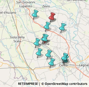 Mappa Via S.ta Toscana, 37051 Bovolone VR, Italia (6.33714)