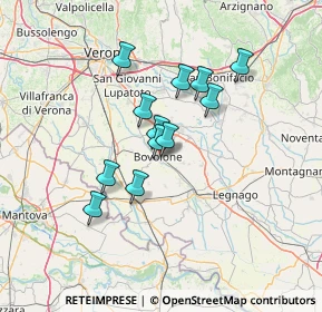 Mappa Via S.ta Toscana, 37051 Bovolone VR, Italia (10.6)