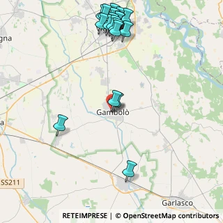 Mappa Via Vecchia di Vigevano, 27025 Gambolò PV, Italia (5.354)