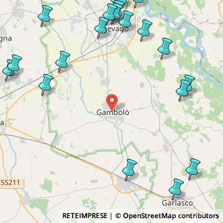 Mappa Via Vecchia di Vigevano, 27025 Gambolò PV, Italia (6.77)