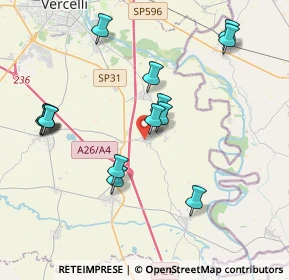 Mappa 13010 Pezzana VC, Italia (4.02357)