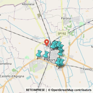 Mappa Via Bossi Gregotti, 27036 Mortara PV, Italia (1.41273)