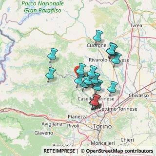 Mappa Via piave 32 bis, 10075 Mathi TO, Italia (11.7515)