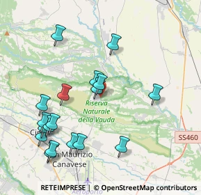 Mappa Via Rio Verdeis, 10070 Front TO, Italia (4.29278)