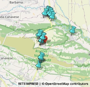 Mappa Via Rio Verdeis, 10070 Front TO, Italia (1.565)