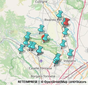 Mappa Via Rio Verdeis, 10070 Front TO, Italia (6.97222)