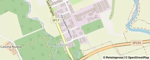 Mappa Castiraga Vidardo