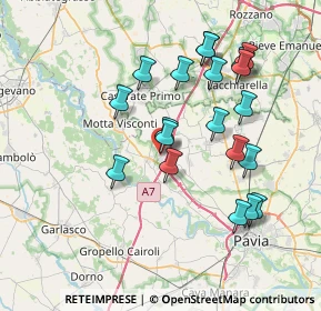 Mappa 27020 Trivolzio PV, Italia (7.3105)