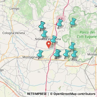 Mappa Via Vicentina, 36025 Noventa vicentina VI, Italia (6.35833)