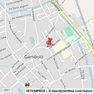 Mappa Via Belcredio, 8, 27025 Gambolò, Pavia (Lombardia)