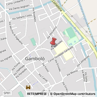 Mappa Via Belcredio, 12, 27025 Gambolò, Pavia (Lombardia)