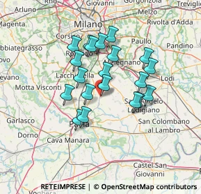 Mappa Via Alessandro Volta, 27010 Ceranova PV, Italia (11.1925)