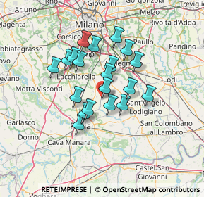 Mappa Via Alessandro Volta, 27010 Ceranova PV, Italia (10.5675)