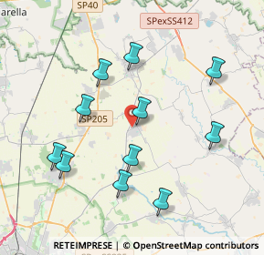 Mappa Via Alessandro Volta, 27010 Ceranova PV, Italia (3.91091)