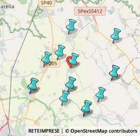 Mappa Via Alessandro Volta, 27010 Ceranova PV, Italia (3.994)