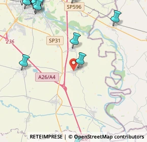 Mappa Regione Spassone, 13010 Pezzana VC, Italia (7.4265)