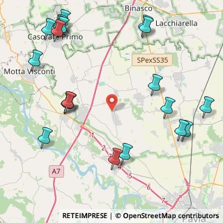 Mappa Via R. Schumann, 27020 Marcignago PV, Italia (5.6995)