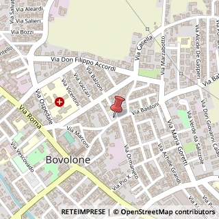 Mappa Piazza Donatori di Sangue, 1, 37051 Bovolone, Verona (Veneto)