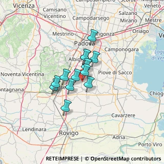 Mappa Via San Pietro Viminario, 35025 Cartura PD, Italia (8.36154)