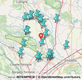 Mappa SP 460 di Ceresole, 10086 Rivarolo Canavese TO, Italia (7.244)