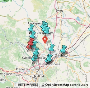 Mappa SP 460 di Ceresole, 10086 Rivarolo Canavese TO, Italia (11.408)